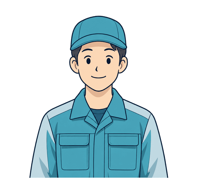 清掃会社の担当者